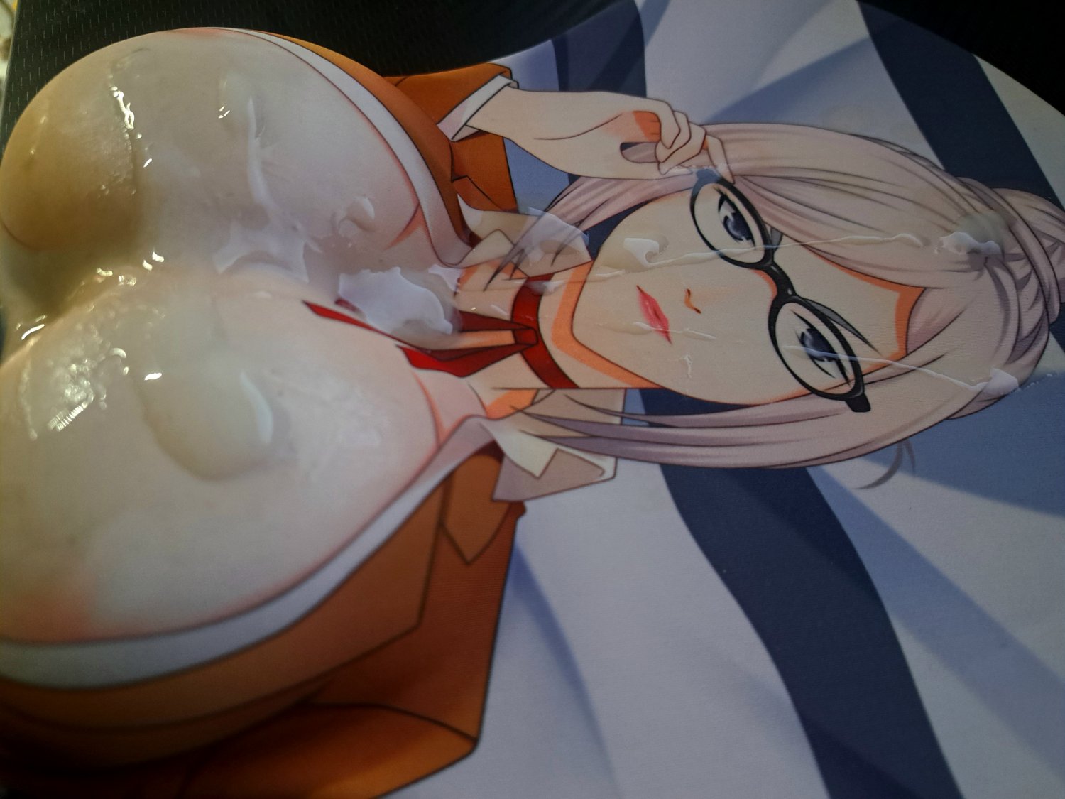 Meiko Shiraki Oppai Mousepad Bukkake 2 #77ZLtSHZ